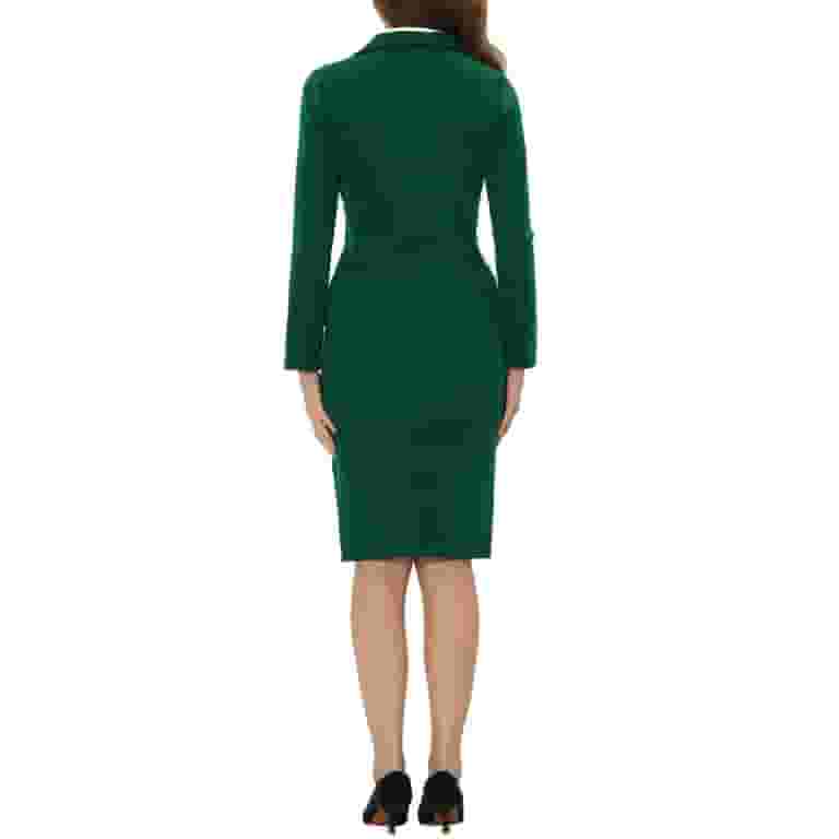 Allegra K Women's Piece Suit Skirt Set, Business Blazer and