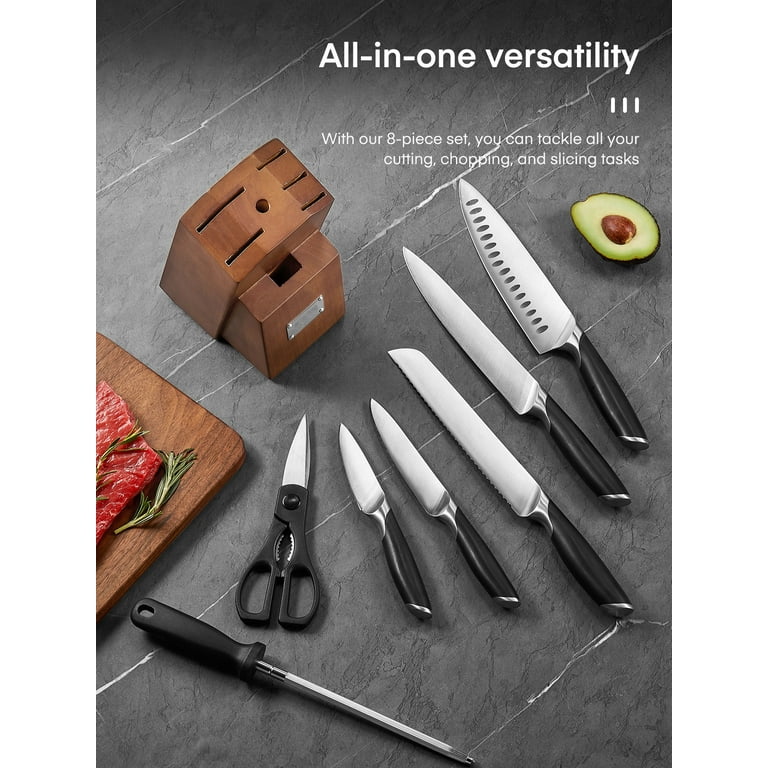 14-Piece: Deik High Carbon Stainless Steel Kitchen Knife Set