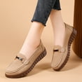 thumbnail image 2 of Mostsola Loafers for Women Suede Wedge Penny Loafers Comfort Slip on Driving Walking Shoes, 2 of 9