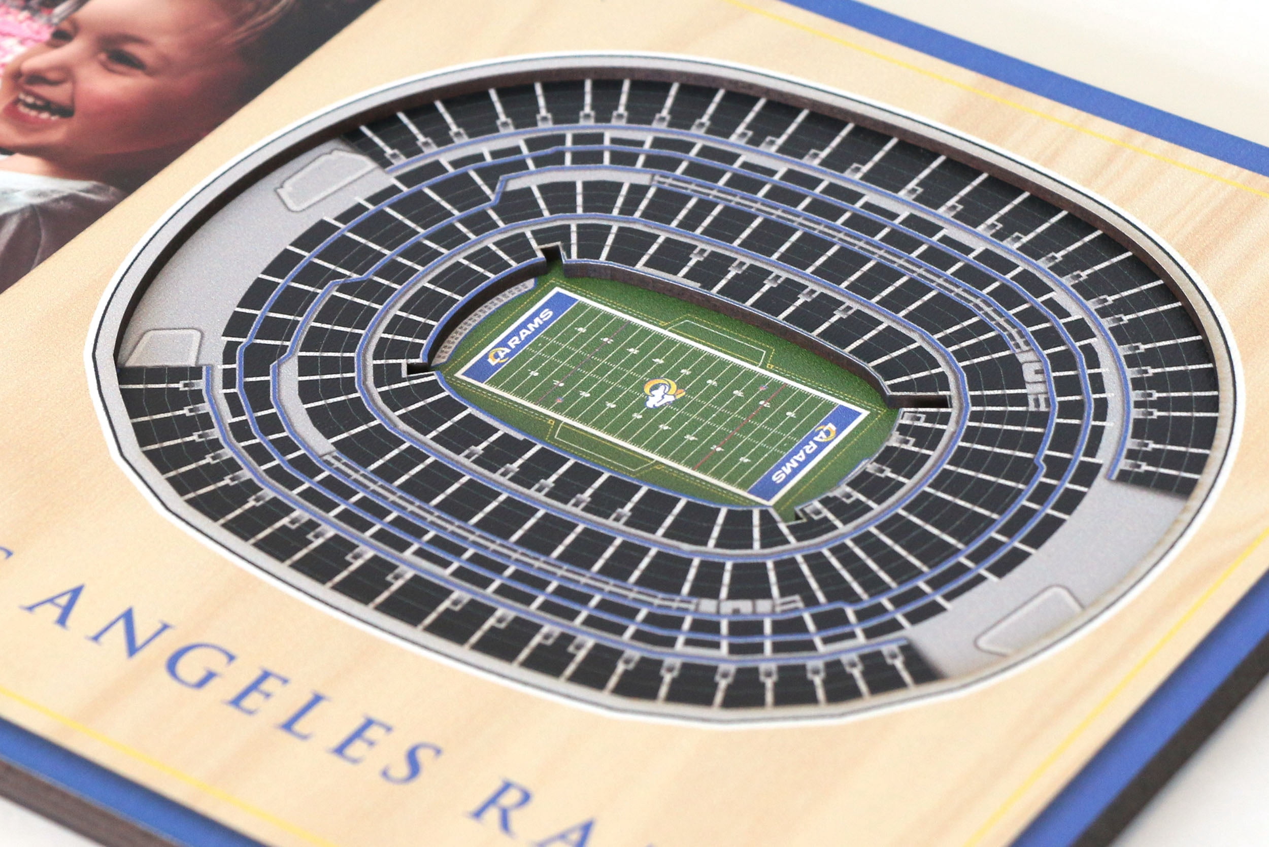 YouTheFan NFL Los Angeles Rams 3D StadiumView Picture Frame