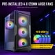 thumbnail image 3 of Funda para juegos Antec AX61 Mid-Tower ATX con ventiladores ARGB y cristal, 3 of 8