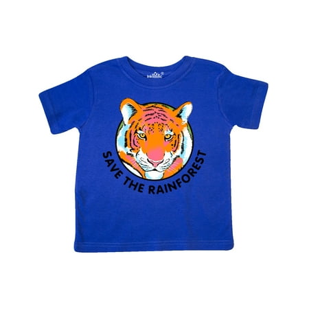 

Inktastic Save the Rainforest Tiger Illustration Gift Toddler Boy or Toddler Girl T-Shirt