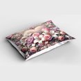 thumbnail image 2 of Ambesonne Romantic Pillow Sham, Pastel Love Garden Flowers, 36" X 20", Pale Pink Peach and Lilac, 2 of 2
