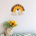 thumbnail image 3 of Macrame Animal Wall Hanging Colco Colgante de pared de ciervo arcoíris, 3 of 7