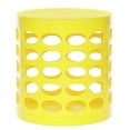 thumbnail image 7 of NuSteel TT-101RDV Otto Storage Stool - Round Plastic Storage Ottoman with Oval Perforated Pattern  Red, 7 of 7