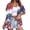Dark Blue, variant on 250Th Anniversary USA Hawaiian Shirt for Women, 1776-2026 Patriotic Short Sleeve Button Down Shirt, Independence Day Gifts Royal Blue 2XL