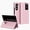 Pink, variant on for Samsung Galaxy Z Fold 7 Smart Wallet Phone Case, Protective Cover with Smart Small Screen View, Finger Tap Control, Slim Design, Card Holder Pocket, PU Leather Flip Cover, Blue