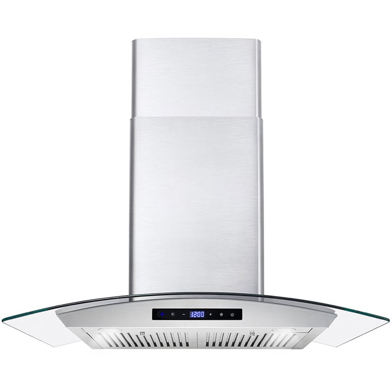Cosmo 5U30 30-in Under-Cabinet Range Hood 250-CFM with Ducted/ Ductless Conve... 