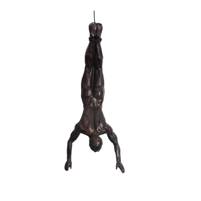 Moyic Encanto hogar con estatua creativa de escalador de roca colgante escalada hombre esculturas de pared estatua elección de regalo Decoración del hogar Negro Antiguo Tipo 3