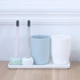 thumbnail image 2 of Tocador de cerámica pequeño rec, bandeja para bañera, estante de almacenamiento para baño, soporte para cosméticos, para toallas de papel, velas, toallas, plantas, joyas, 2 of 7