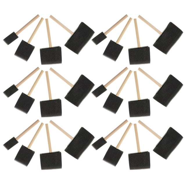 MasteelfCA 26Pcs Kids Sponge Brushes Daily Use Children Drawing Sponge Brushes Graffiti Sponge Brushes