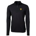 thumbnail image 2 of Men's Cutter & Buck Black Missouri Tigers Virtue Eco Pique Recycled Quarter-Zip Pullover Top, 2 of 3