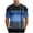 Blue, variant on Jalioing Men's Casual Striped T Shirt Classic Casual Loose Short Sleeve Crew Neck Shirts Color Block Summer Tee