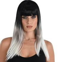 Black White Ombre Wig (Adult)