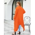 thumbnail image 5 of Weardear Women's Plus Size Cardigan Long Sleeve Open Front Drape Cardigans Lightweight Long Duster, 5 of 7
