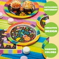 thumbnail image 4 of Joyfy 82Pcs Mexican Fiesta Party Supplies Tableware Set,Cinco De Mayo Themed Tableware with Paper Plates Napkins Cups Tablecloth Banner for Mexican Fiesta Party Decorations, 4 of 8