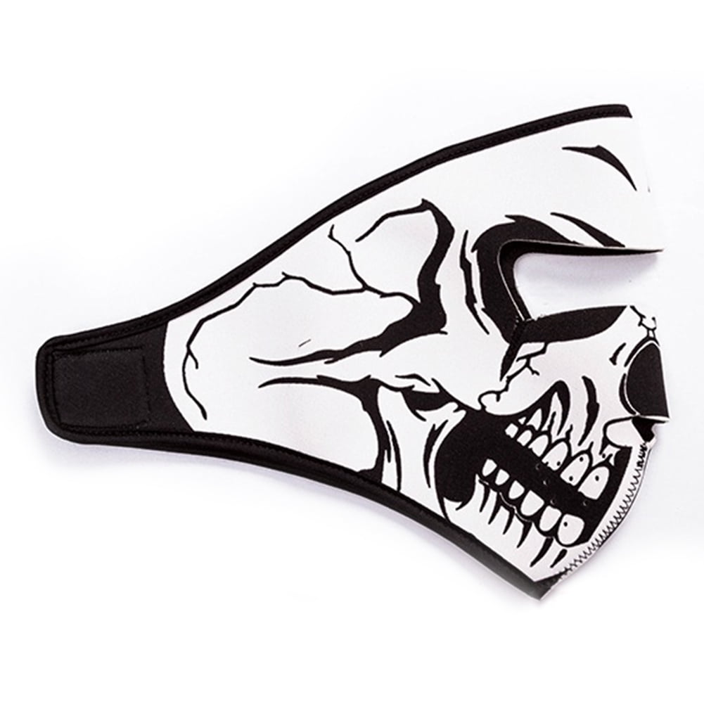 2 In 1 Reversible Classic Personality Seal Ghost Face Neoprene Full Face Mask Windproof Breathable Headwear for Outdoor... by