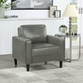 thumbnail image 6 of Ruth Upholstered Track Arm Accent Chair Grey, 6 of 10
