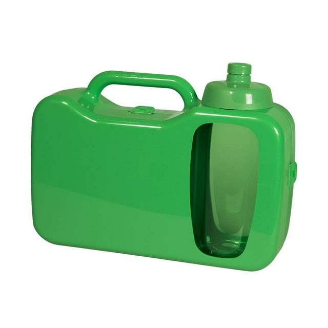 Lonchera con cilindro y válvula de seguridad-Kleur verde 23.5 x 17.5 x 7