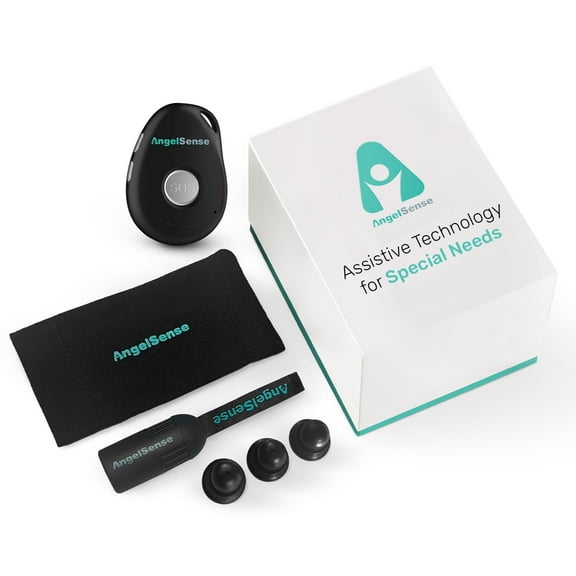 AngelSense Personal GPS Tracker for Kids, Teen, Autism, Special Needs, Elderly, Dementia - 2-Way Auto-Answer Speakerphone & SOS Button - School Bus Tracking - Easy-to-Use App (Subscription Required)