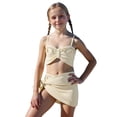 thumbnail image 3 of RTKFRFLM Big Girls 2-Piece Swimsuit Set Kids Summer Beach Vacation Bathing Suit Stylish Sporty Bikini Set for Swimming and Surfing Youth Swimwear 8-12 Years, 3 of 5