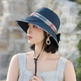 thumbnail image 2 of SikaFu New Hat Girls Summer Traveling Small Sunscreen Hat Outdoor Face Face Fighting Fashion Vientiane Fisherman Hat, 2 of 9
