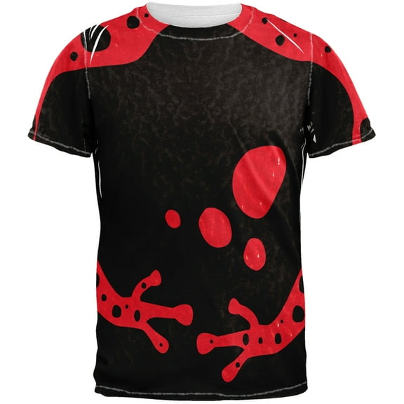 Red Banded Poison Dart Frog Costume All Over Adult T-Shirt - Large
