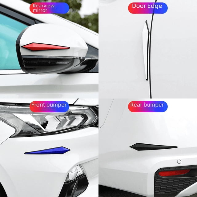 Tira anticolisión invisible para puerta de coche, protección contra arañazos, pegatina anticolisión, cubierta para la cabeza, decoración creativa