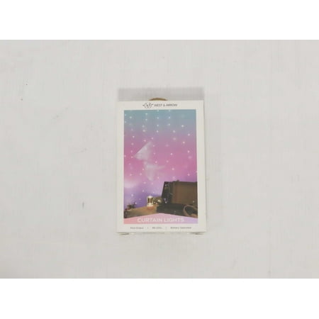 LED Curtain String Light Mystical Pink Ombre - West & Arrow