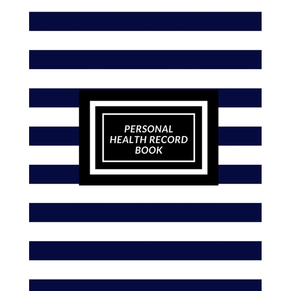 Personal Health Record Book Medical History Book, Personal Health