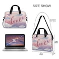 thumbnail image 3 of 16" Laptop Briefcase for Work Travel Laptop Shoulder Bag Carrying Handbag Laptop Case Gentle Clouds and Flying Birds, 3 of 8