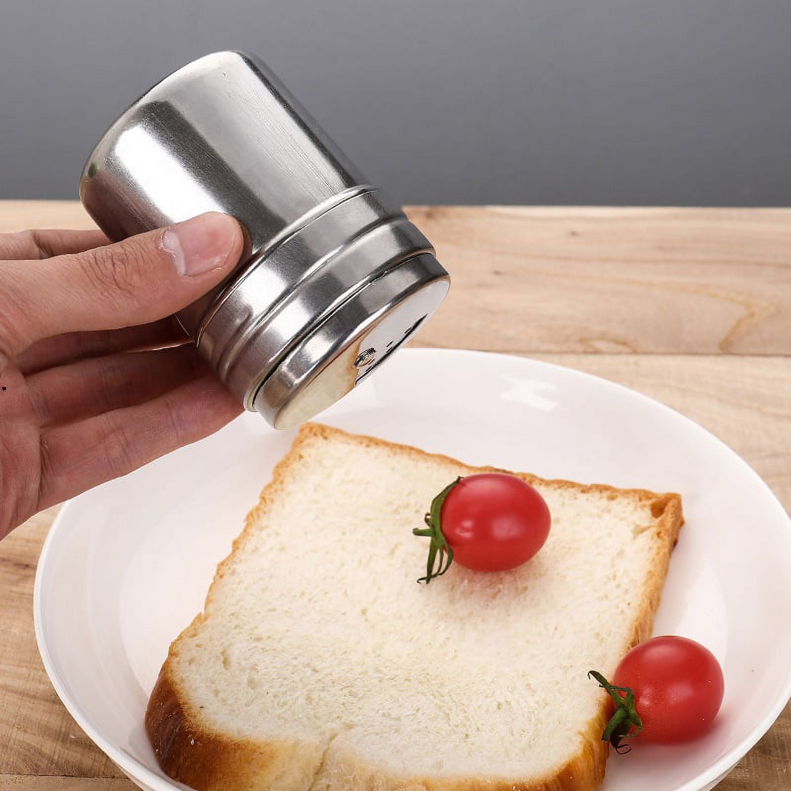 4 X Dredger Shakers Handle Spice Container Flour Sugar Salt Pepper Sea —  AllTopBargains