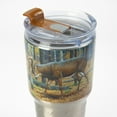 thumbnail image 2 of Rivers Edge Products 24 Oz Insulated Tumbler, Leak Proof Stainless Steel Tumbler With Lid, Spill Proof Tea, Soda, Cocktail, or Coffee Tumbler, To-Go Portable Travel Cup, Deer, 2 of 7