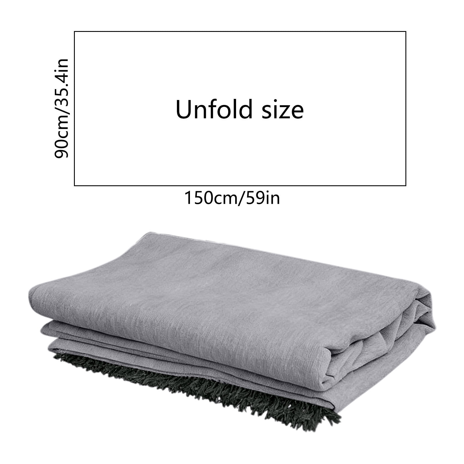 Lunxisen 2 Pcs Couch Cover Sheet Blanket, Oversized Reversible Couch Covers, Extra Large Furniture Decoration Cover Sofa Slipcovers, Sectional Protector for Cats Dogs(150*90cm)