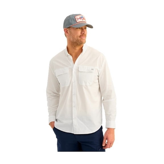 Huk Next Level Long-Sleeve Shirt White XL
