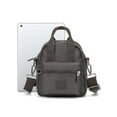 thumbnail image 5 of PULLIMORE Women Crossbody Cell Phone Bag, Small Waterproof Multi Pockets Nylon Shoulder Purse Wallet with Adjustable Strap (Gray), 5 of 11