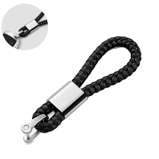 Llavero de cuero tejido a mano, llavero de coche, regalo para hombres y mujeres, madre Xemadio 221212-1