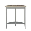 thumbnail image 5 of Hassch Console Table Modern Side Table with Storage Open Shelf, Oak Desktop & Gray Frame, 5 of 8