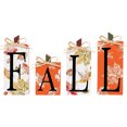 thumbnail image 1 of Decoración de otoño, 4 piezas de letreros de madera de otoño que incluyen decoraciones de mesa con bloques con letras de otoño, para la cosecha de granja, Acción de Gracias, hogar, oficina,, 1 of 5
