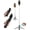 Black With lights, variant on 170cm Extendable Selfie Stick Tripod with Bluetooth Remote, Portable for Travel & Vlogging, Black, 1 Pack