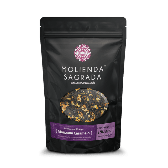 TÉ NEGRO MANZANA CARAMELO Molienda Sagrada 150 gr