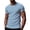 Light Blue #14, variant on Dresfit Mens Breeze Shirts Crew Neck Elastic Waist T Shirts 2026 Summer Cooling Short Sleeve Athletic Shirt Quick Dry Breathable Lightweight Basic Shirts 2XL
