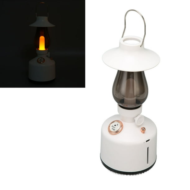 Lámpara de Noche Lámpara con Altavoz Luces Nocturnas Lámpara con Altavoz Lámpara de Queroseno Retro Forma Lámpara de Escritorio Altavoz Regalos