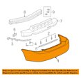 thumbnail image 3 of For 03-07 Ion Rear Bumper Cover Assy Primed w/o Park Sensors GM1100666 22698403, 3 of 5