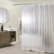 thumbnail image 1 of Cortina de Ducha EVA a Prueba de Moho, Cortina de baño Semitransparente Lavable Impermeable Cortina de baño 3D con Anillas de Cortina, 180 x 200 cm, 1 of 5