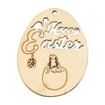thumbnail image 2 of weibbin Wooden Easter Bunny Hanging Pendant Gift Wall Decorations Rabbit Easter Table Decorations Hanging Easter Honeycomb Centerpieces Easter Party Decorations, 2 of 6