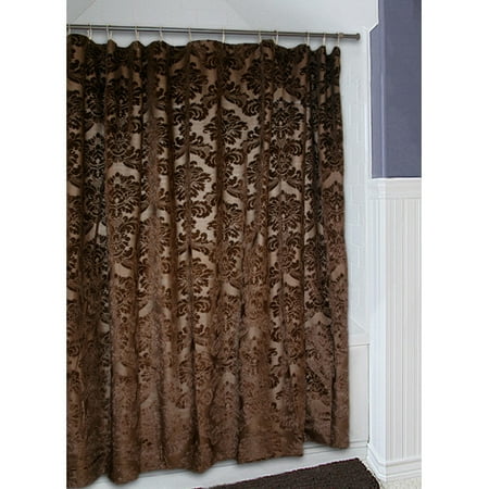 Carstens Gold Rush Brown Sheer Shower Curtain Walmart Com Walmart Com