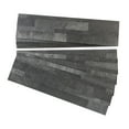 thumbnail image 1 of Aspect Peel and Stick Stone Overlay Kitchen Backsplash - Charcoal Slate (Approx. 15 sq ft Kit), 1 of 2