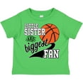 thumbnail image 3 of Inktastic Little Sister and Biggest Fan Basketball Player Girls Toddler T-Shirt, 3 of 5