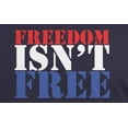 thumbnail image 4 of Old Glory Mens Memorial Day Freedom Isn't Free Short Sleeve Graphic T Shirt, 4 of 6